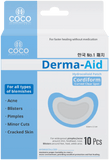 Cocohoney Derma-Aid Hydrocolloid Acne Patch Curved Clear Spot (10 pcs) [Cordiform]